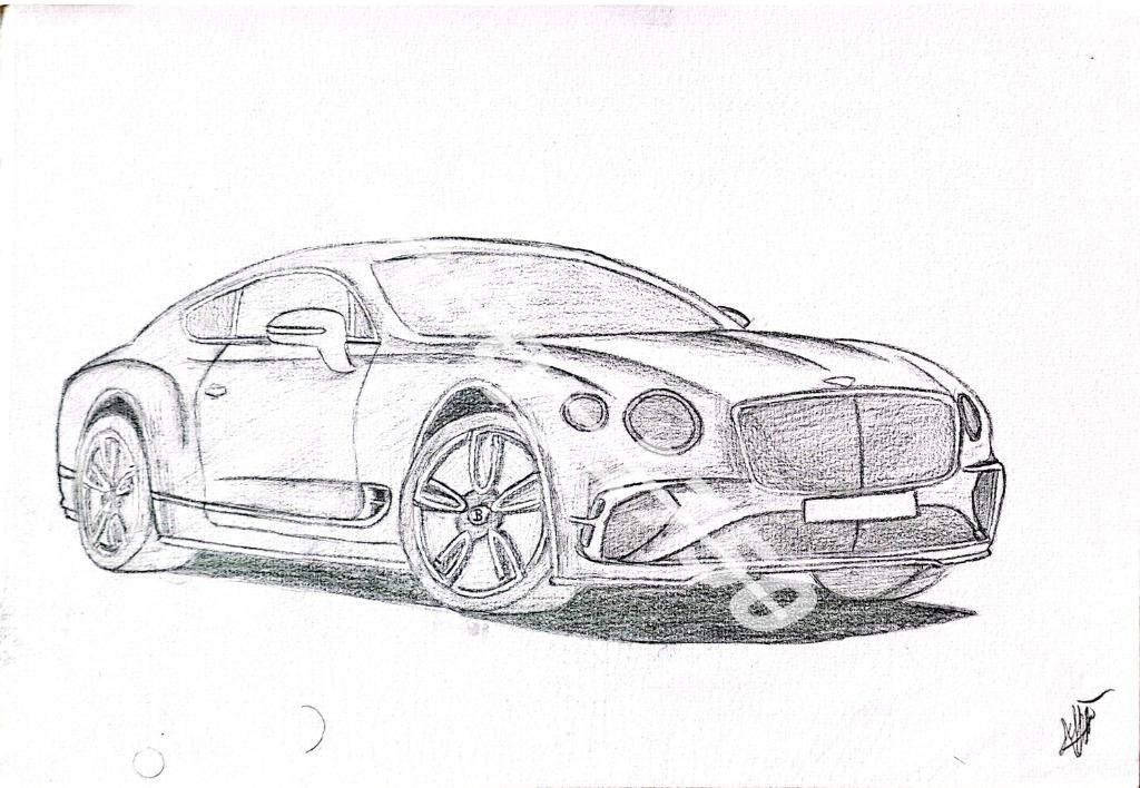 Dessin « Bentley Continental GT »