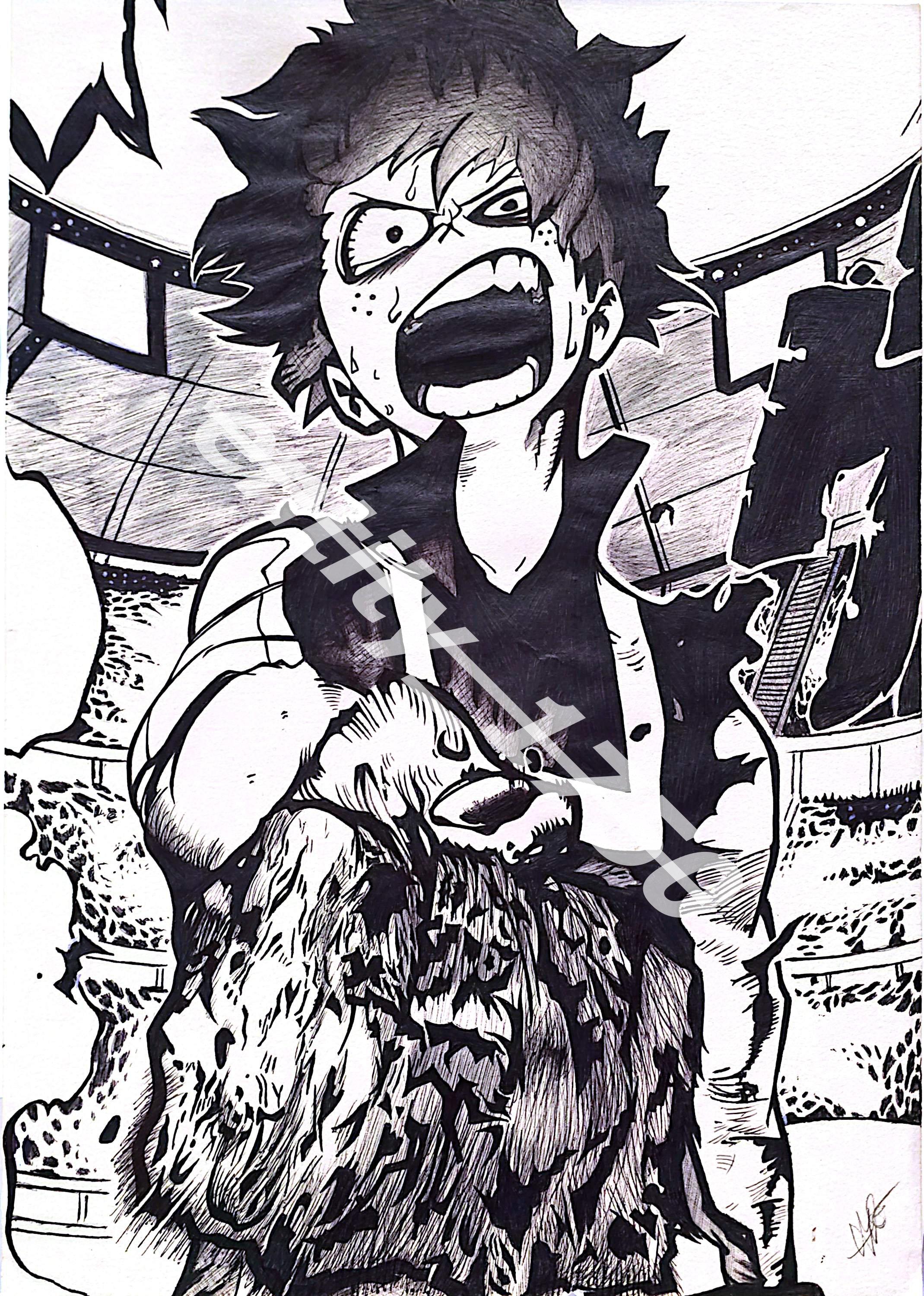 Dessin « Deku — Arène »