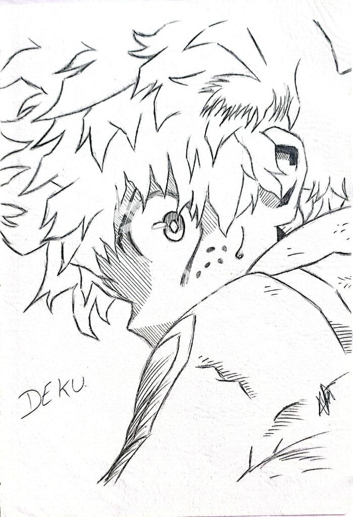 Dessin « Deku (Gros Plan) »