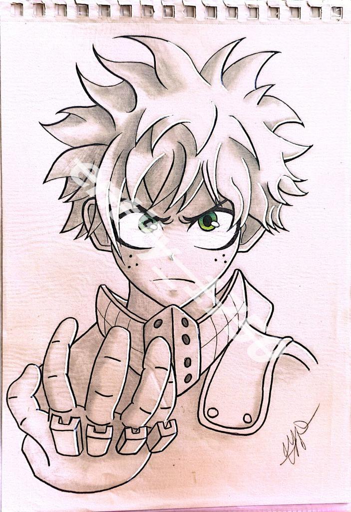 Dessin « Deku (Portrait) »