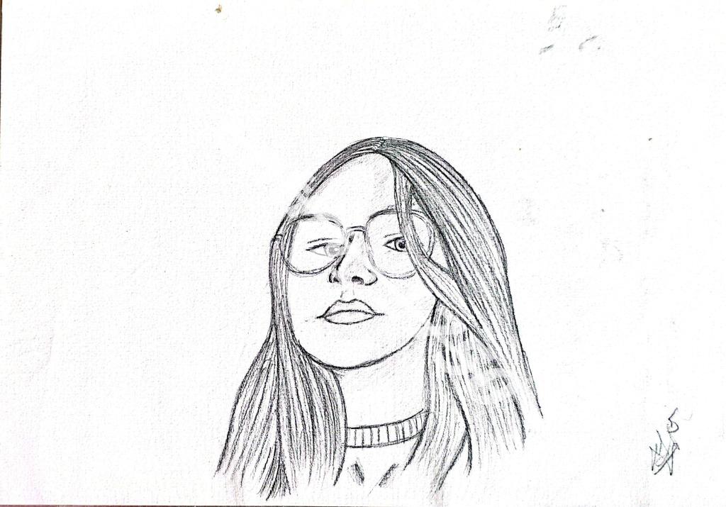 Dessin « Portrait aux Lunettes »