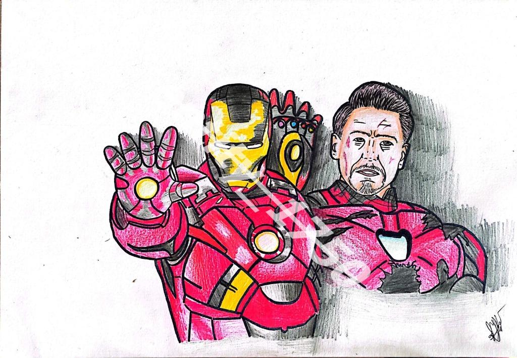 Dessin « Iron Man & Tony Stark »