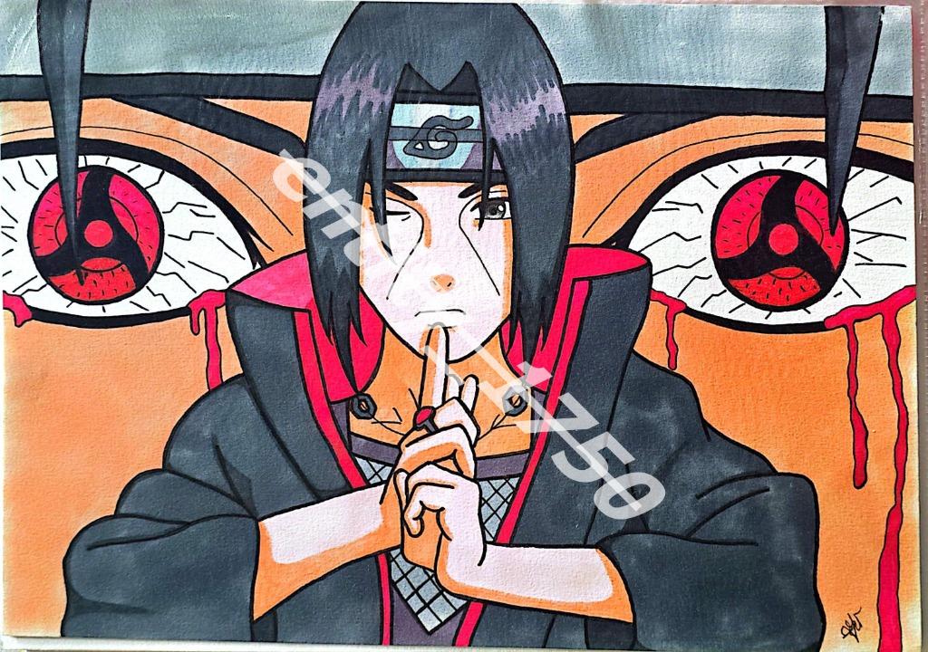 Dessin « Itachi Uchiha (Sharingan) »
