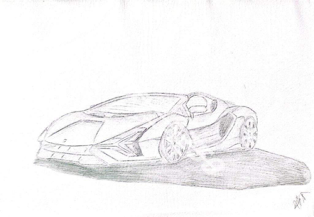 Dessin « Lamborghini Sián »