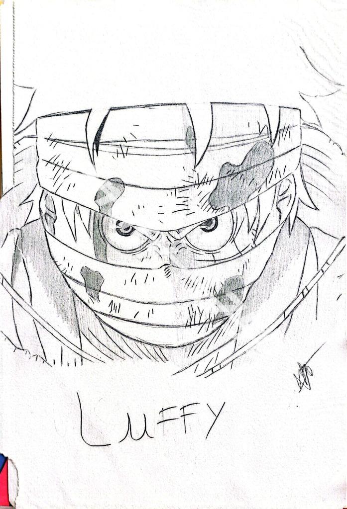 Dessin « Luffy (Blessé) »