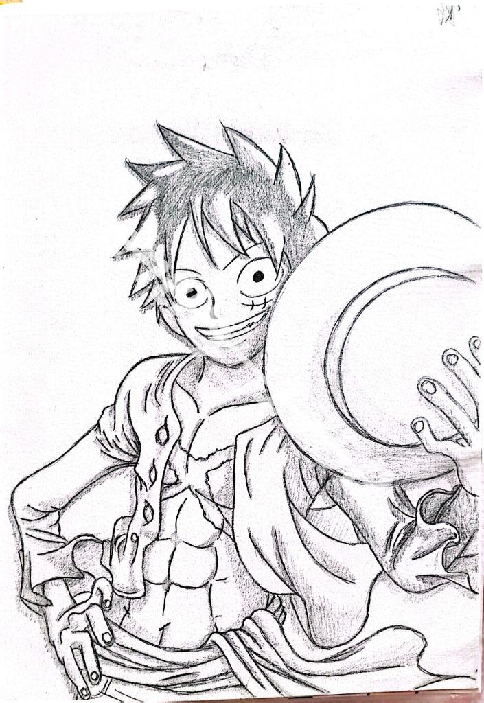 Dessin « Monkey D. Luffy (Sourire) »