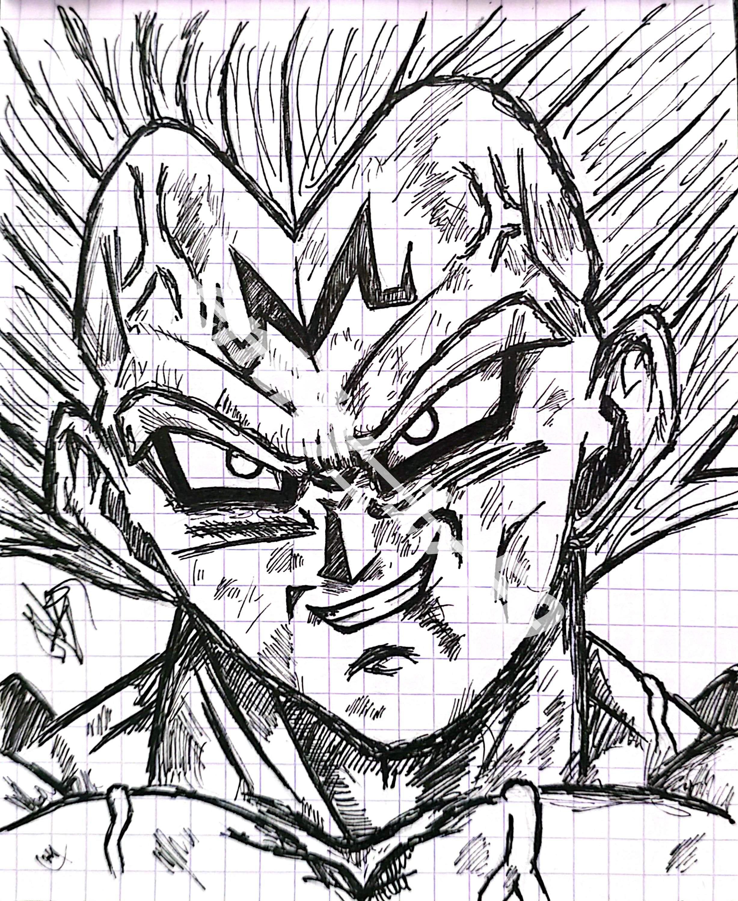 Dessin « Majin Vegeta »