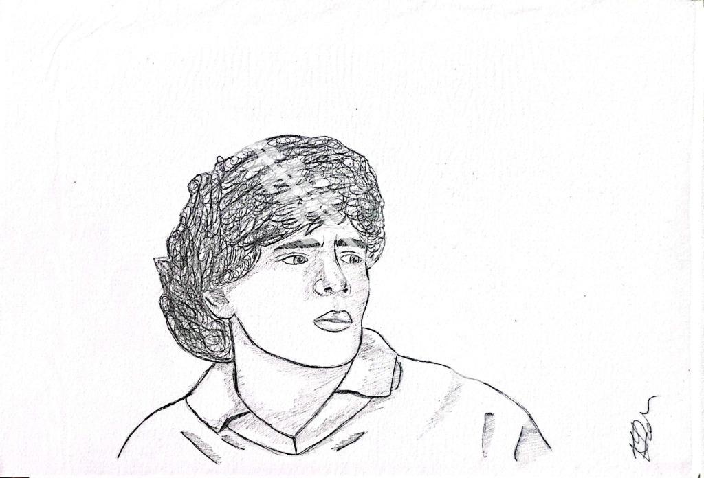 Dessin « Diego Maradona »