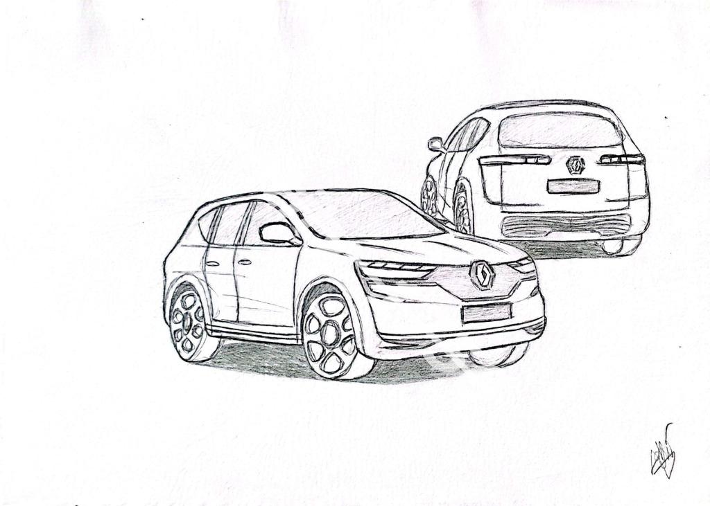 Dessin « Renault Concept SUV »