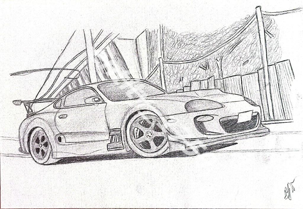 Dessin « Toyota Supra MK4 »