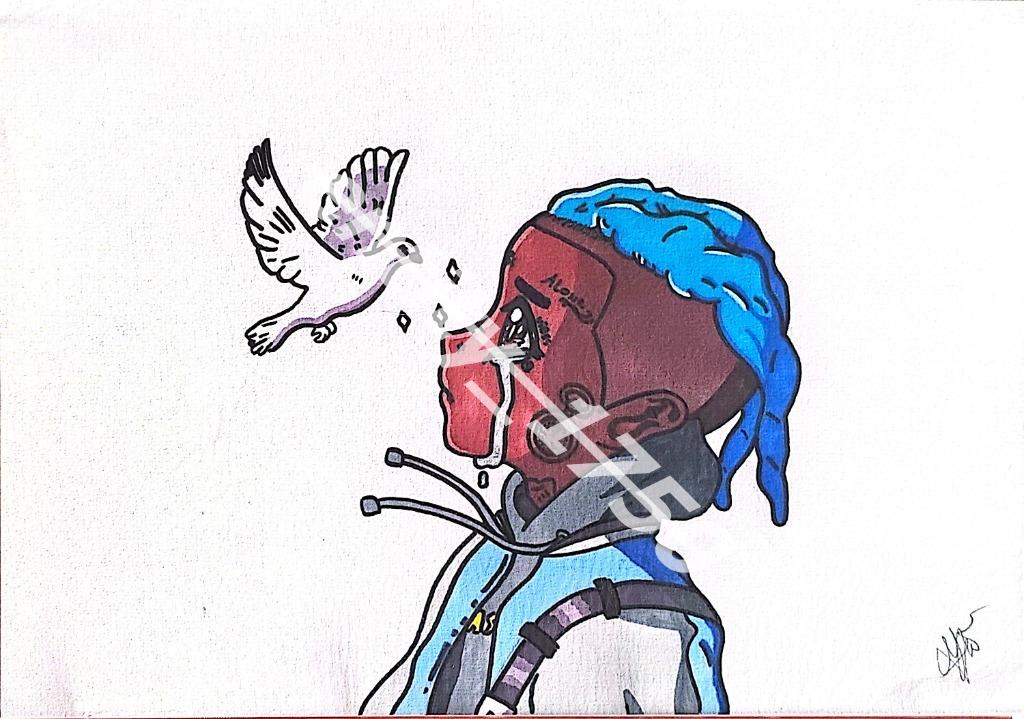 Dessin « Tentacion & Colombe »