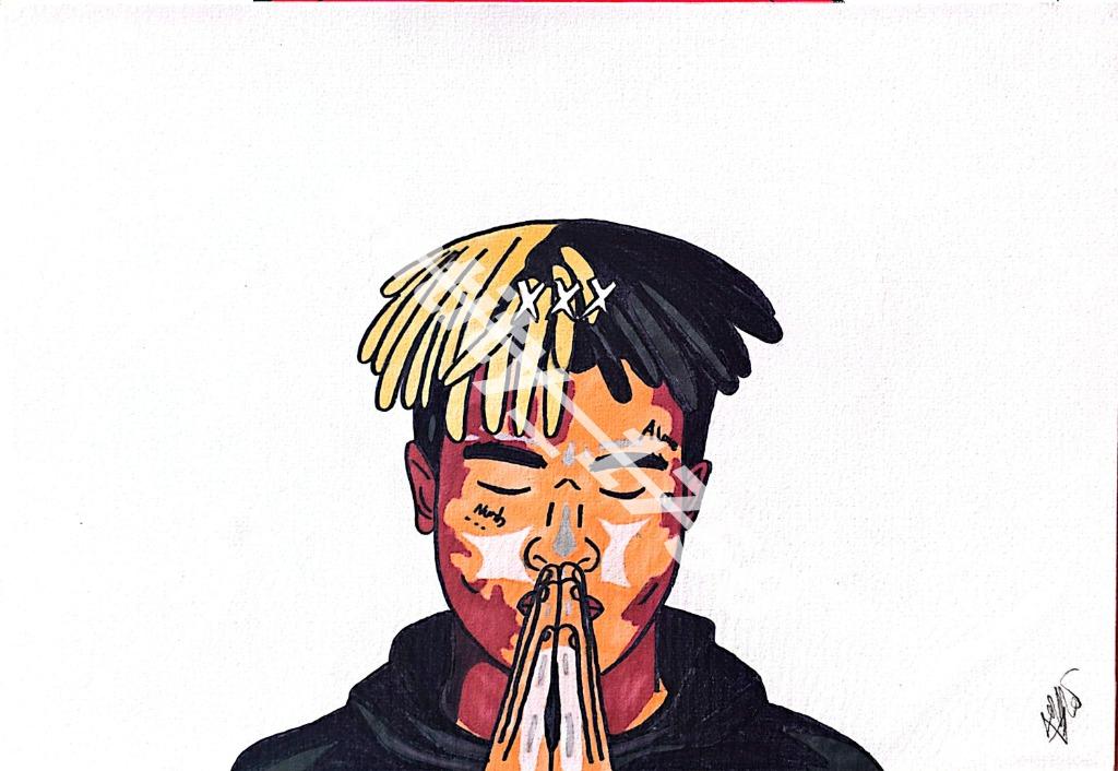 Dessin « XXXTentacion (Prière) »